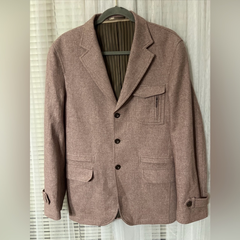 VALENTINO FERREL ITALY  Men’s JACKET BEIGE Sz 31’21”. S